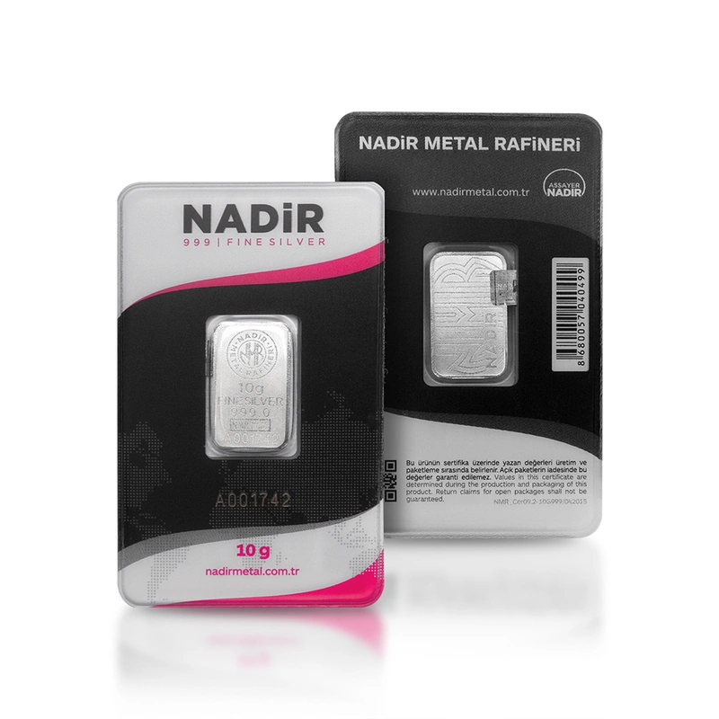 Lingot d'Argent 10g Nadir