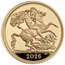 3 Pièces Souverains Or 2026 BE