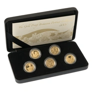 5 Pièces Britannia Or 1/4 Ounces 2006 BE en Boîte