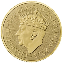 Pièce de 1/4 Once Or 2023 Couronnement Charles III