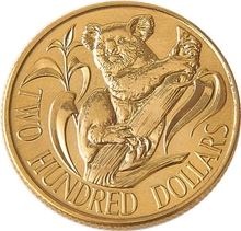 Pièce 200 Dollar Or Koala Australien