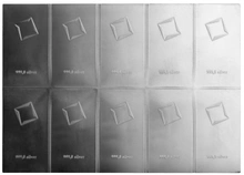 Tablette Argent 100g (10 x 10G)
