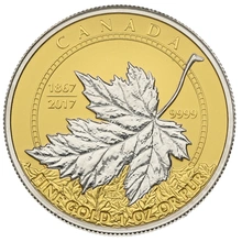 4 Pièces Maple Leaf Or 2017 en Boîte