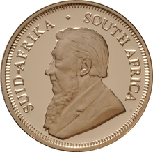Pièce Krugerrand Or 1/4 Once 2015 BE en Boîte