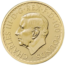 Pièce Britannia Or 1 Once 2023 Charles III
