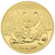 Panda en or de 1 once - 2012