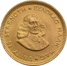 Pièce 1 Rand (1R) Or Afrique du Sud