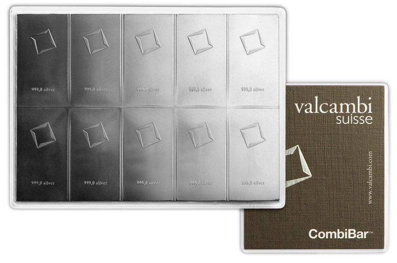 Tablette Argent 100g (10 x 10G)