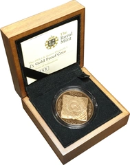 Pièce Quintuple Souverain Or 2008 Elisabeth Ier en Boîte