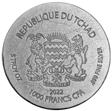 Pièce Reliques Égyptiennes Argent Reliques Égyptiennes Kek 5 Onces