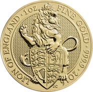 Royal Mint Queen's Beasts Or 1 Once 2016 Lion
