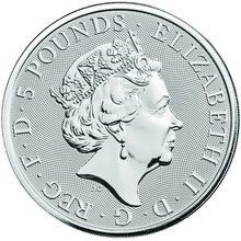 Royal Mint Queen's Beasts Argent 2 Onces 2019 le Faucon
