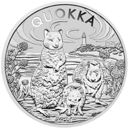 Pièce Quokka Australienne Argent 1 Once 2024