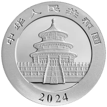 Pièce Panda Argent 30g 2024