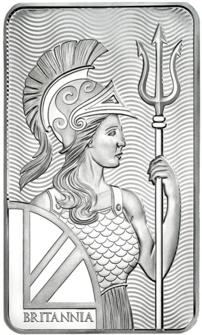 Lingot d'Argent 10 Onces Royal Mint Britannia