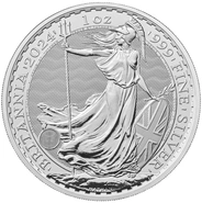 Pièce Britannia Argent 1 Once 2024