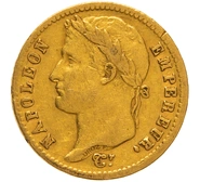 Pièce 20 Francs Or Napoléon I Tête Laurée 1813 A