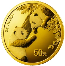 Pièce Panda Or 3g 2023