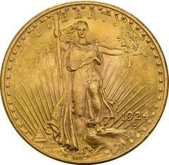 Pièce 20 Dollars Or US Double Eagle St Gaudens