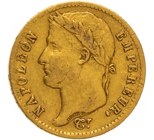 20 Francs Or Napoléon I Tête Laurée 1812 W