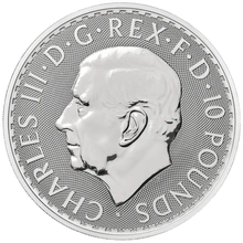Pièce Britannia Argent 10 Onces 2025