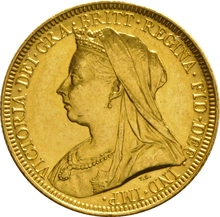 Pièce Souverain Or 1894 (M)