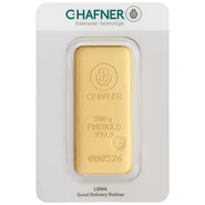 Lingot d'Or 500g C. Hafner Coulé