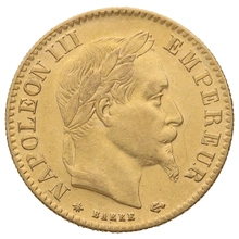 Pièce 10 Francs Or 1866 Napoléon III A