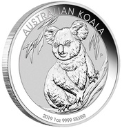 Koala en argent de 1 once - 2019