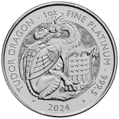 Pièces Platine Tudor Beasts