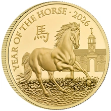 Pièce en or Finition Particulière 1 oz Année du Cheval 2026 de Royal Mint