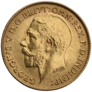 Demi Souverain Or Georges V (1911 à 1926)
