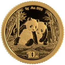 Pièce Panda Or 1g 2026