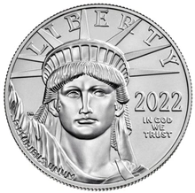 Pièce 100 Dollars US Platine Eagle 1 Once 2022