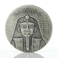 Pièce Reliques Égyptien Ramsès II Argent 2 Onces