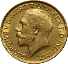 Pièce Souverain Or 1915