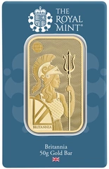 Lingot d'Or 50g Royal Mint Britannia