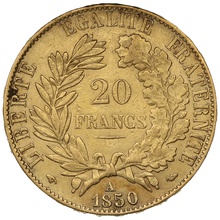 20 Francs en or - Cérès 1850
