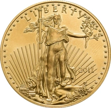50 Dollars Or Eagle Américain 1 Once 2011
