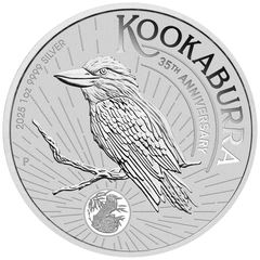Pièce Kookaburra Argent 1 Once 2025
