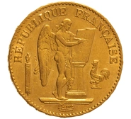 Pièce 20 Francs Or Génie 3ème République 1877 A