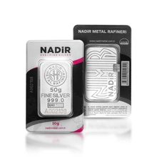 Lingot d'Argent 50g Nadir