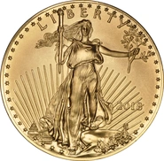 Pièce 50 Dollars Or American Eagle 1 Once 2018