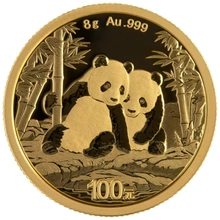Pièce Panda Or 8g 2026