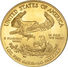 50 Dollars Or Eagle Américain 1 Once 2005