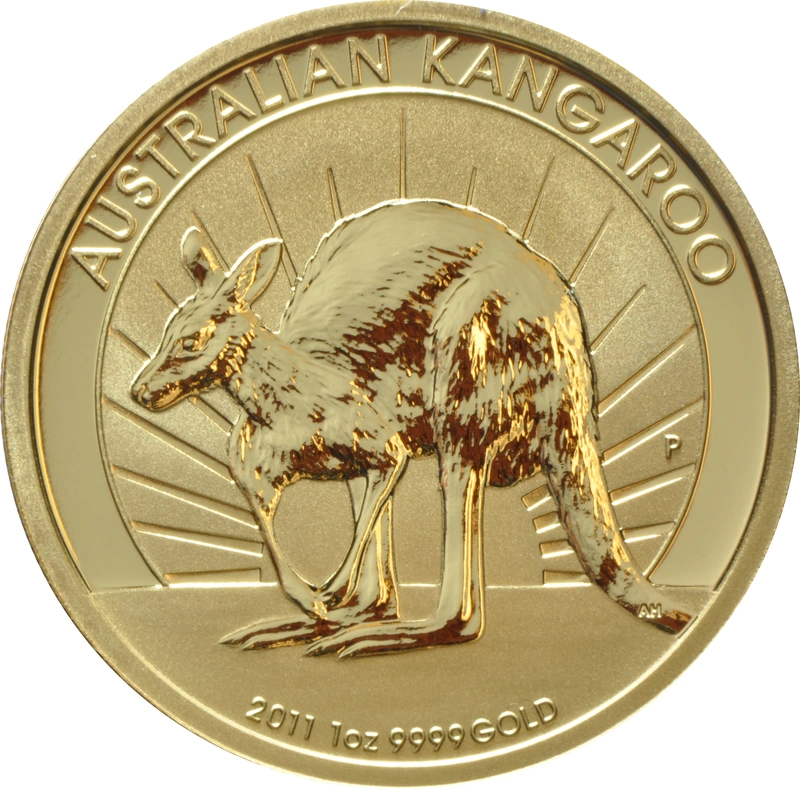 Pièce Kangourou Or 1 Once 2011