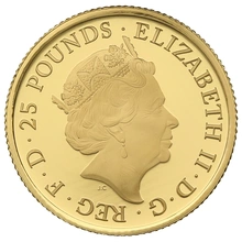 Pièce Britannia Or 1/4 Once 2016 BE en en Boîte