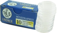 Lindner 16,5mm Capsules Pour Pièces de 1/10 Once (Carton de 10)
