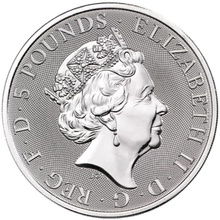 Royal Mint Queen's Beasts Argent 2 Onces 2021 Completer