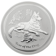 Collection Perth Mint Lunar de 10 onces en argent - 2018 Année du chien